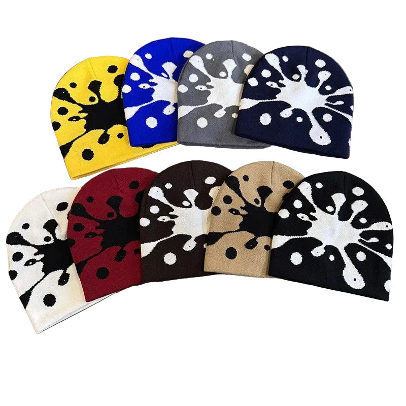 Water Drop Knitted Beanie Classic Cozy Knit Warmth - Urban Caps