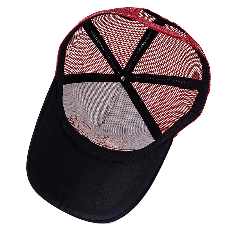 Wild Buffalo Station Trucker Cap - Timeless Trucker Style For Casual Use And Day Comfort