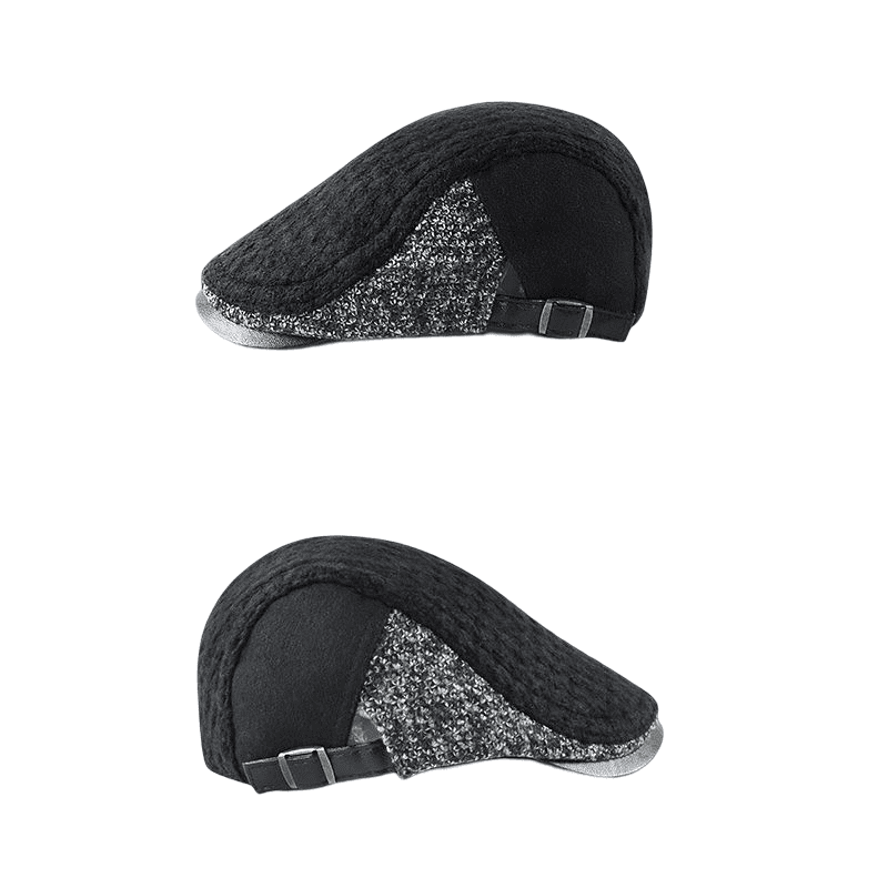 Winnipeg Winter Patchwork Cotton Flat Cap - Timeless Patchwork Cotton Flat Cap For Winter