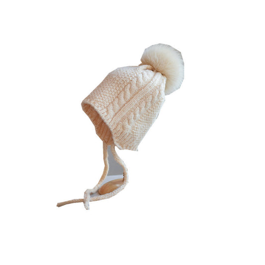 Cute Braid Woolen Cap Women - Urban Caps