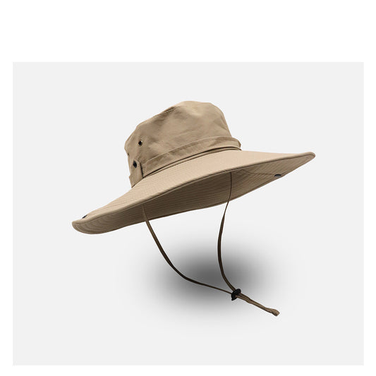 Summer Vacation Big Brim Sunscreen Outdoor Fishing Hiking Cowboy Hat - Urban Caps
