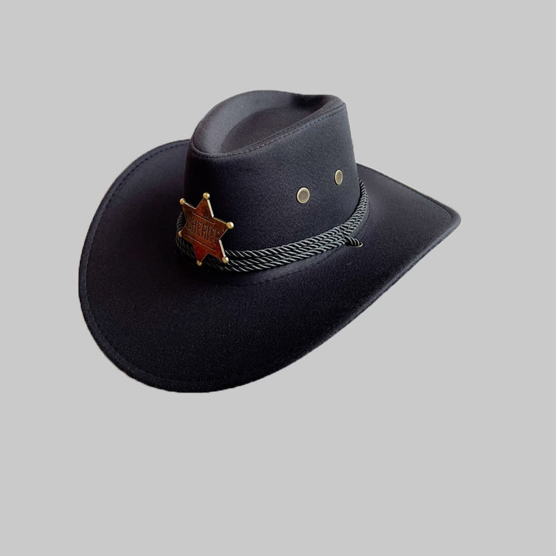 Western Cowboy Hat Outdoor Sunshade Knight's Cap - Urban Caps