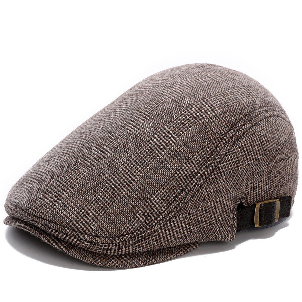 Outdoor Autumn And Winter Woolen Hat Men's Beret - Urban Caps