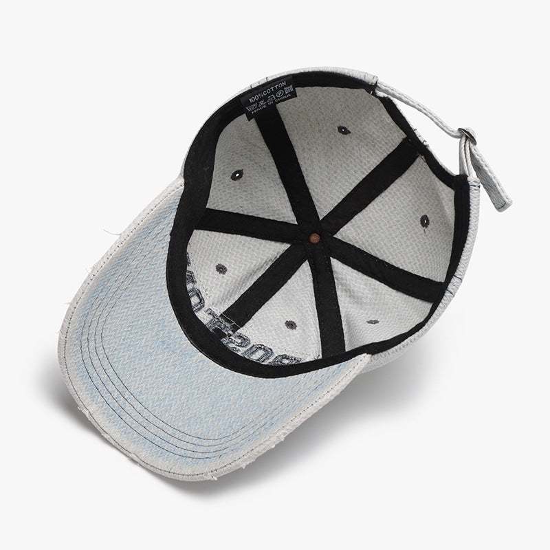 Three-dimensional Embroidery Men's Soft Peaked Cap Outdoor - Urban Caps