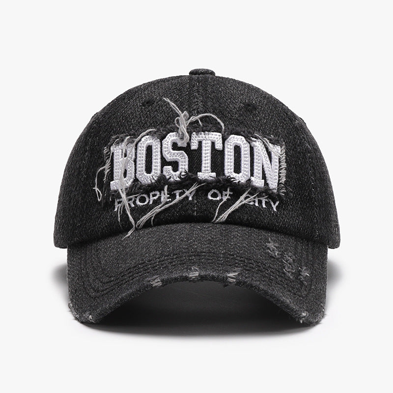 Three-dimensional Embroidery Men's Soft Peaked Cap Outdoor - Urban Caps