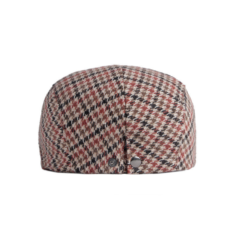 Fashion Retro Beret Houndstooth - Urban Caps