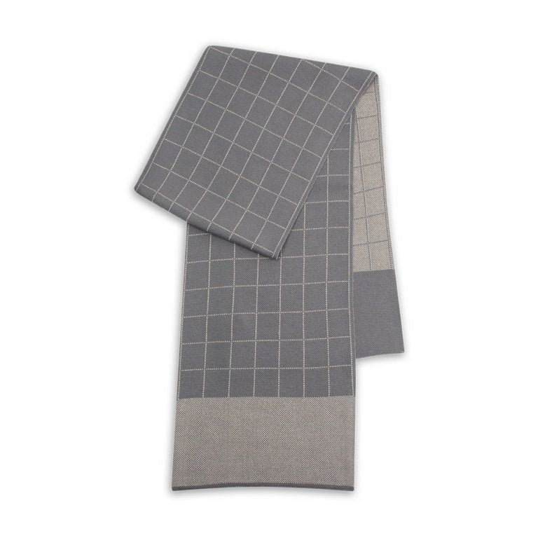 Asher Acrylic Knit Check Pattern Dress Scarf - Urban Caps