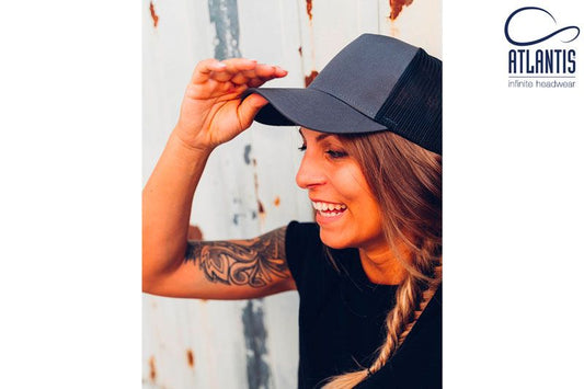 Atlantis Rapper Trucker Cap – Cotton Front with Mesh Back | NZ Stock - Urban Caps