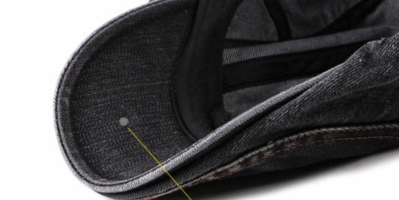 Fashion Wash Denim Beret Men - Urban Caps