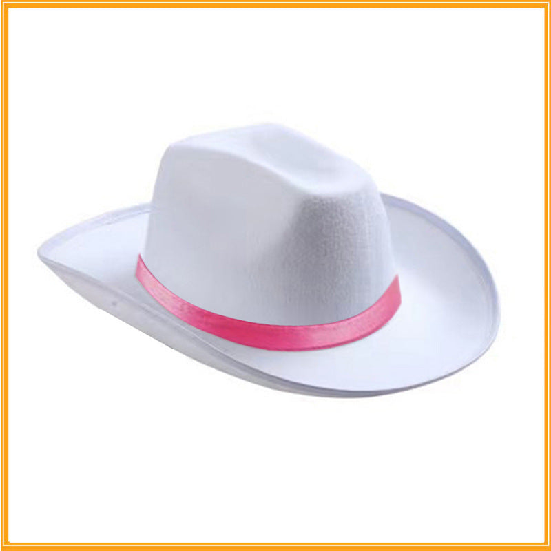 Western Cowboy Hat Ribbon Series String Clip - Urban Caps