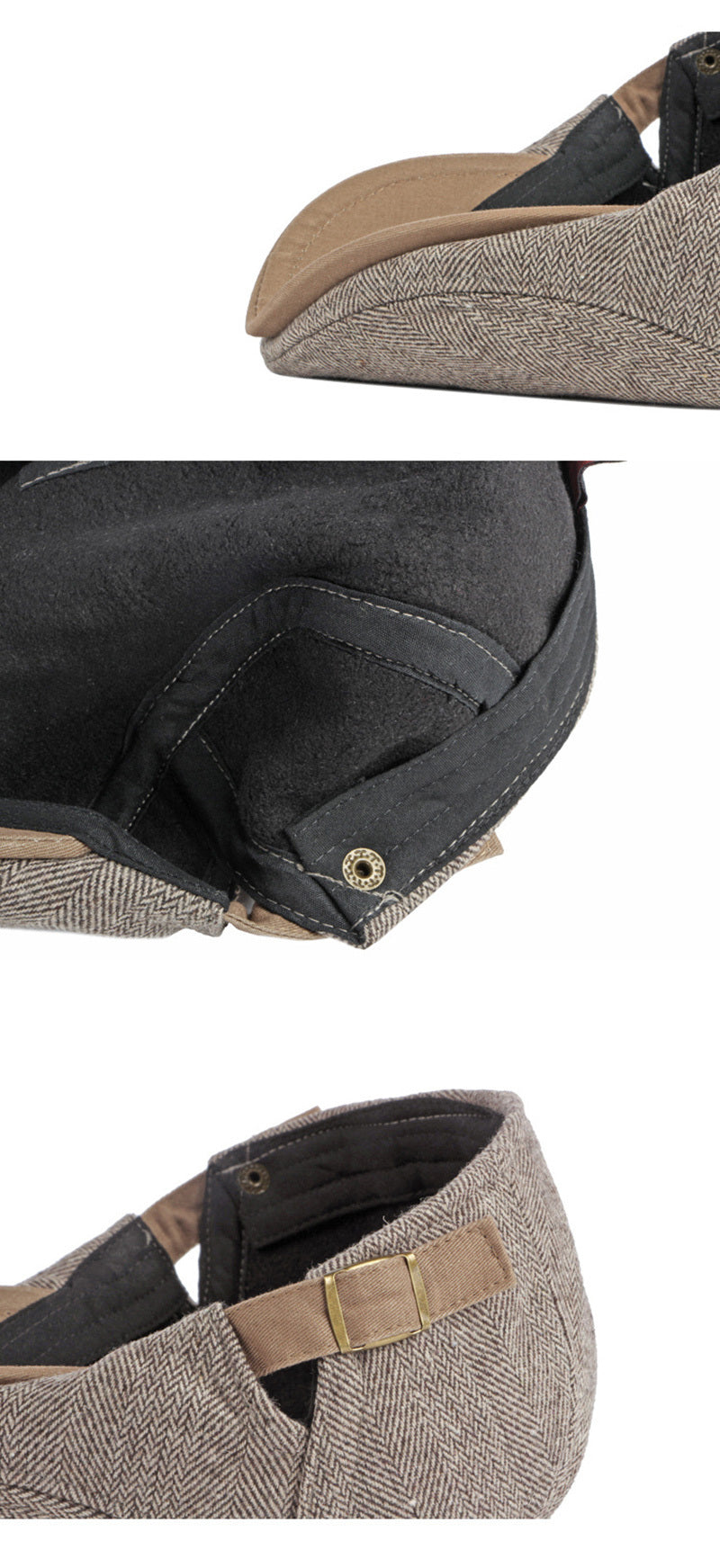 Unisex Retro Stripe Beret – Cotton Adjustable Cap | Literary Minimalist Style - Urban Caps