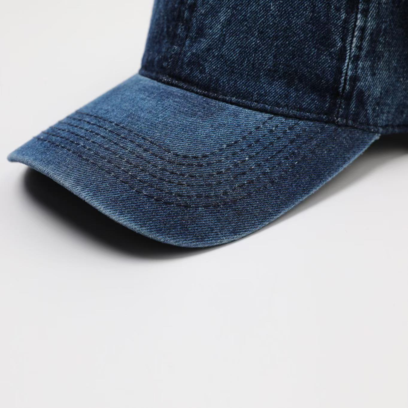 Denim Baseball Cap Men Wide-brimmed Sunhat - Urban Caps