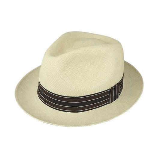 Brisa Grade 4 Toquilla Straw Snap Brim Trilby Hat – Handwoven in Ecuador - Urban Caps