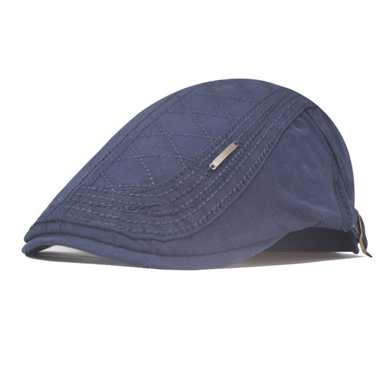Men'S Monochrome Beret Youth Leisure Outing - Urban Caps