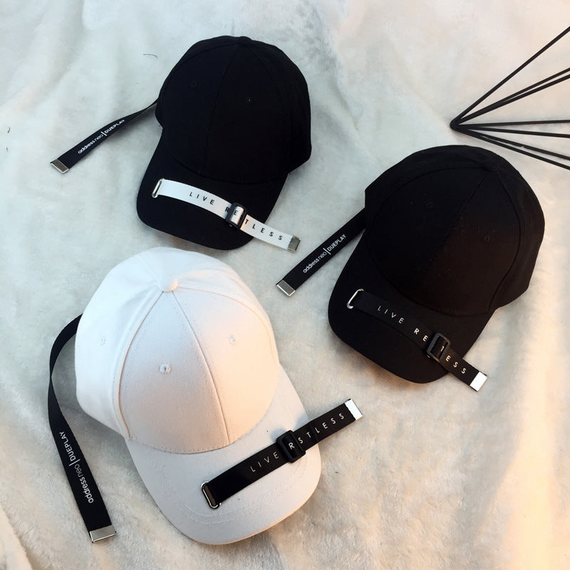 Outdoor Travel Sunscreen Webbing Buckle Baseball HAT