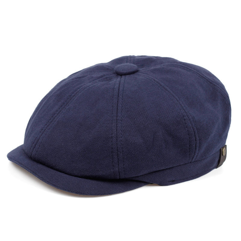 Retro Fashion Male British Wild Beret Octagonal Hat - Urban Caps