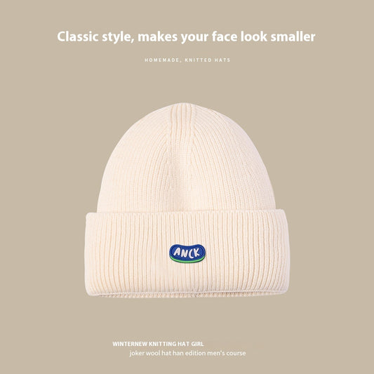 Beige Woolen Cap Women's Hat Ins - Urban Caps