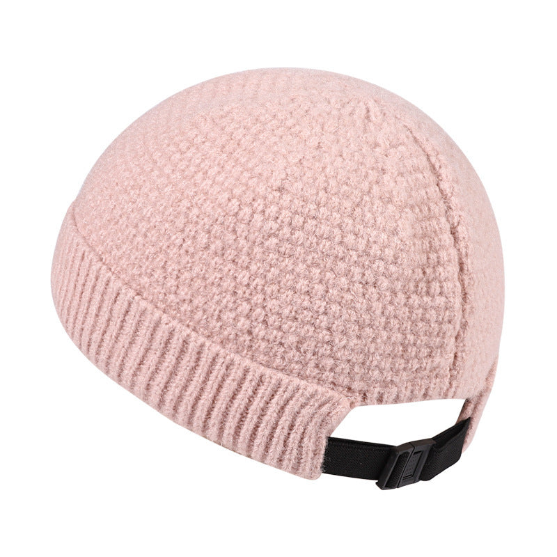 Outdoor Autumn And Winter Warm Hemming Knitted Woolen Cap - Urban Caps