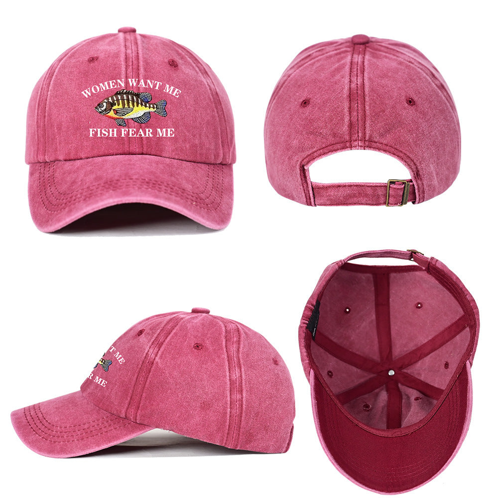 Retro Casual Printed Baseball Cap