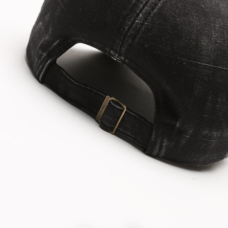 American Washed Denim Baseball Cap Couple Spring and Autumn