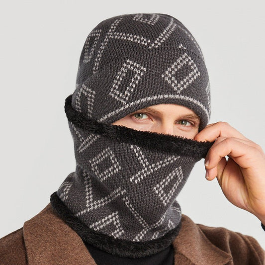 Chunky Knit Beanie – Warm Winter Hat with Thick Square Pattern Design - Urban Caps