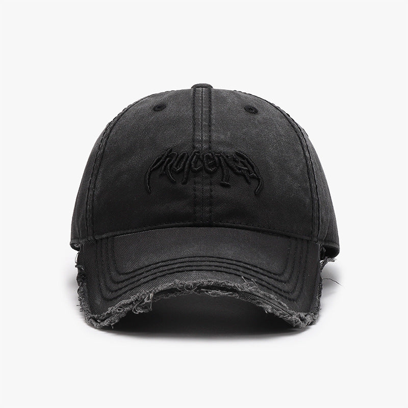 Letter Three-dimensional Embroidery Soft Top Burr Men's Baseball Cap - Urban Caps