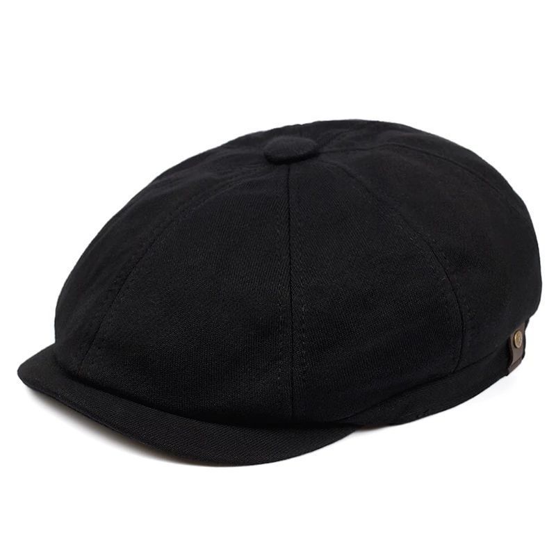 Retro Fashion Male British Wild Beret Octagonal Hat - Urban Caps
