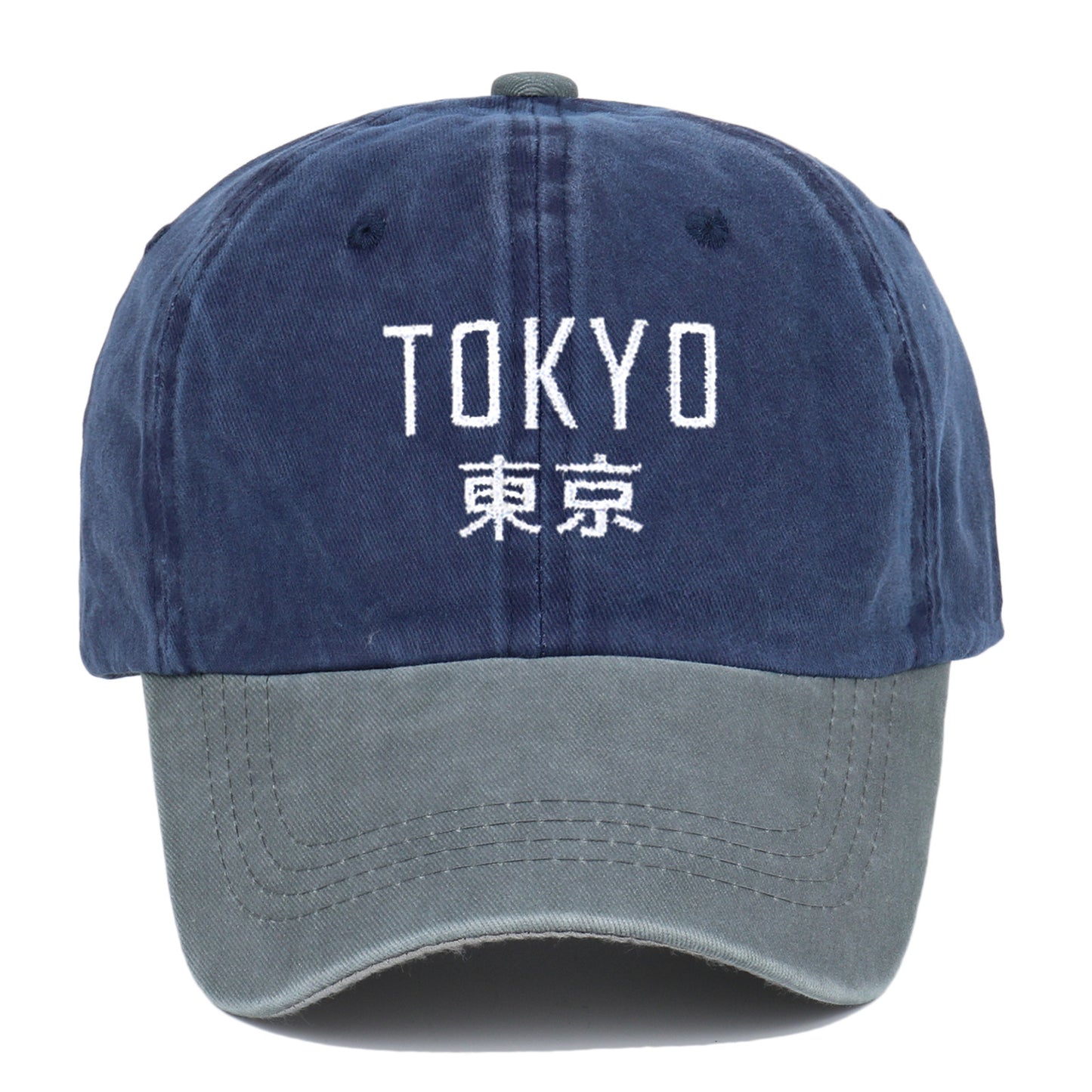 New Retro Washed Simple Tokyo Letters Hat - Urban Caps