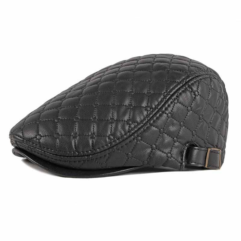 Fashion Simple Men's Retro Woolen Beret - Urban Caps