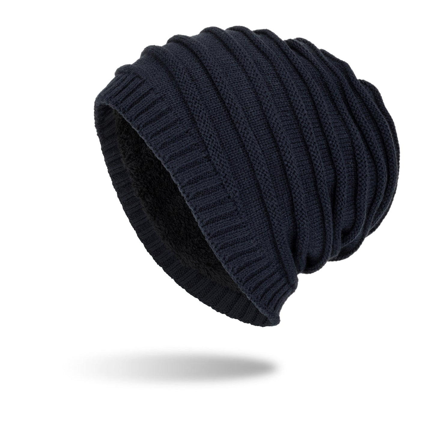 Men's Plush Sweater Hat with Ear Guards: Outdoor Warmth and Comfort - Urban Caps
