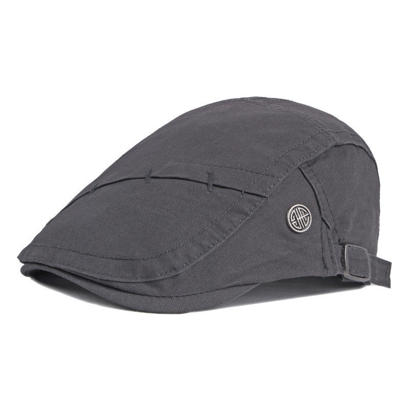 Retro Literary Casual Personality Stitched Beret - Urban Caps