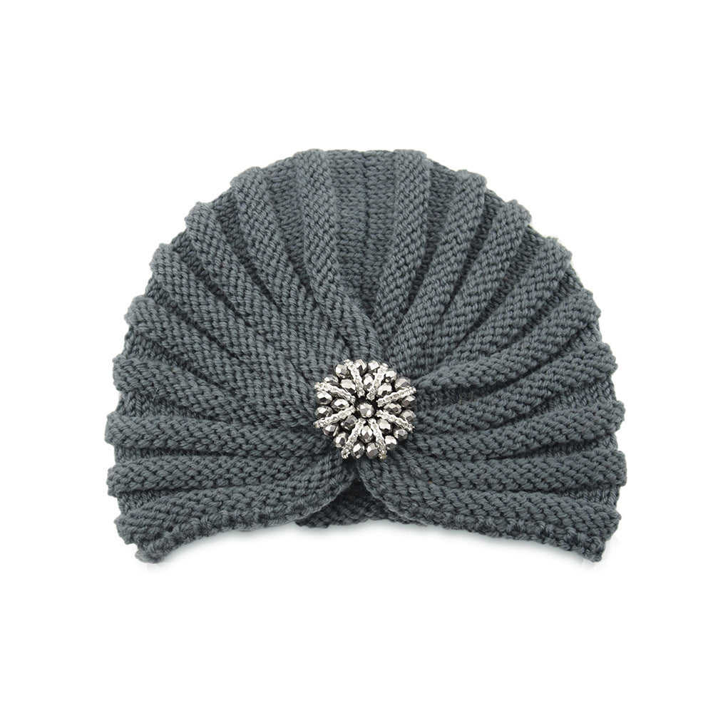 Round Beads Accessories Hat Woolen Hat Knitted Hat Bohemian Toe Cap - Urban Caps