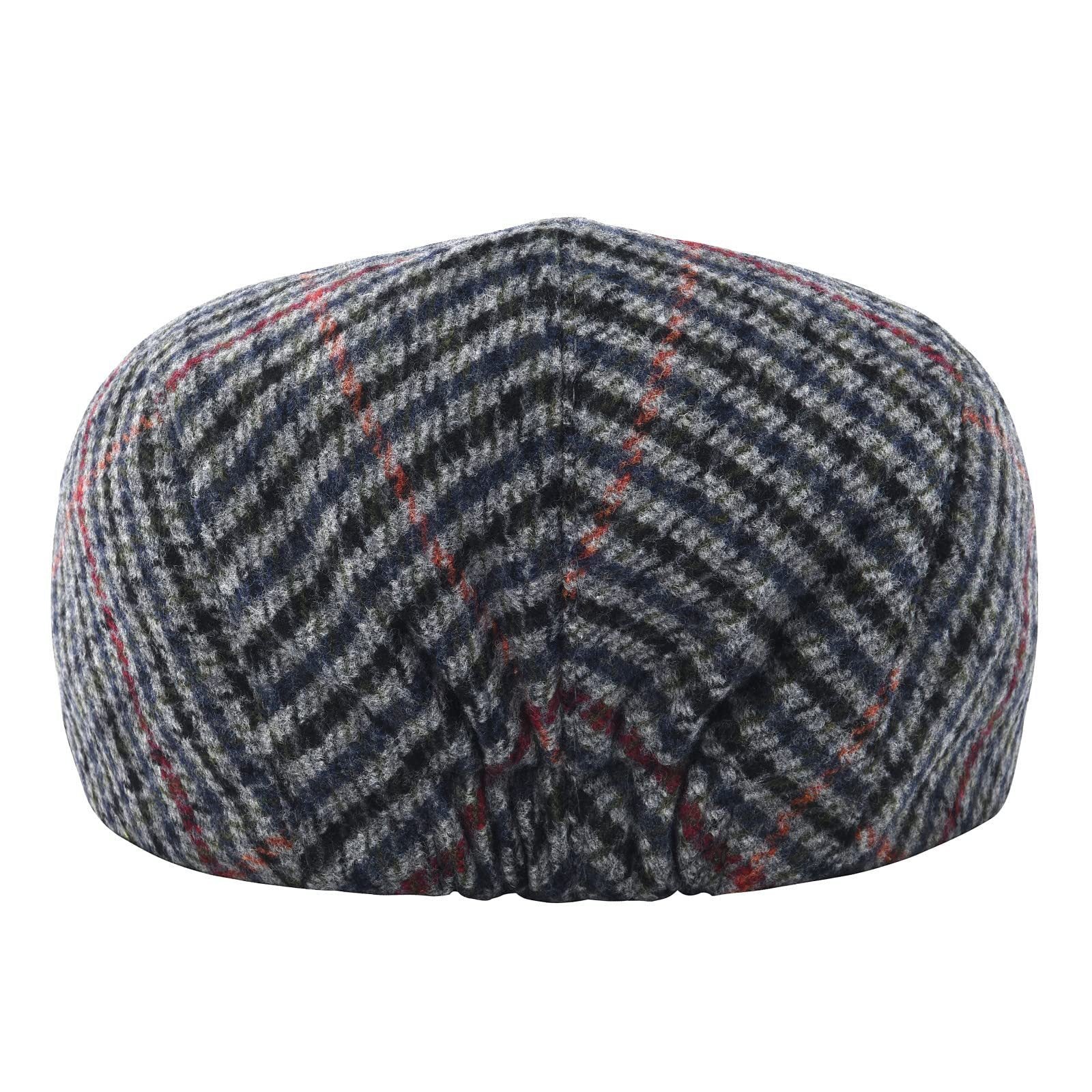 Winter Tweed Flat Cap Men's Newsboy Cap Baby British Retro Beret - Urban Caps