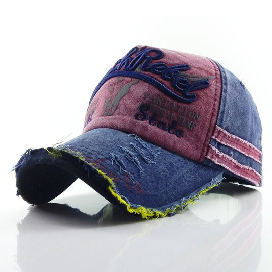 Distressed Bull Head Cap – Casual Baseball Hat for Men & Women - Urban Caps