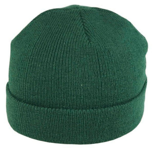 Double Knit Acrylic Beanie with Cuff – Stretch Fit Winter Hat - Urban Caps