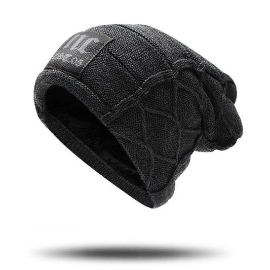 Double - Layer Wool Beanie – Thick Fleece - Lined Winter Hat for Men - Urban Caps