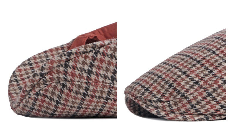 Fashion Retro Beret Houndstooth - Urban Caps