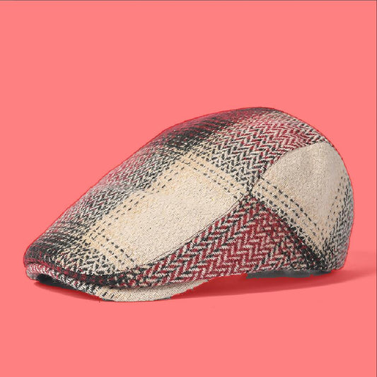 Literary Youth Peaked Cap Retro Beret - Urban Caps