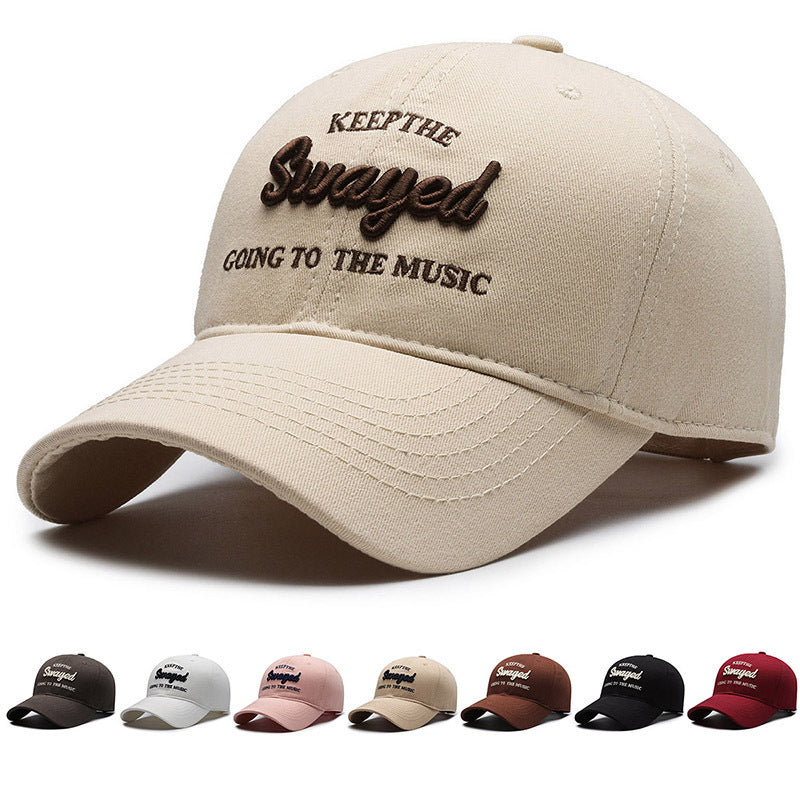 Outdoor Peaked Cap Men And Women Spring And Summer Sun Hat All-match Make Your Face Look Smaller - Urban Caps