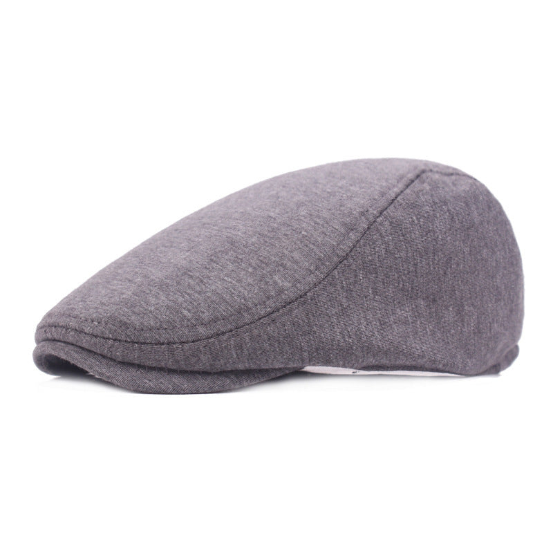 Men’s Adjustable Wool Felt Peaked Cap – Minimalist Tapered Style - Urban Caps