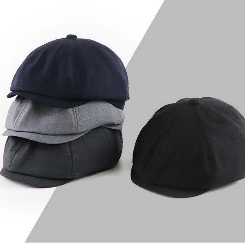 Men's And Women's Solid Color Retro Beret - Urban Caps