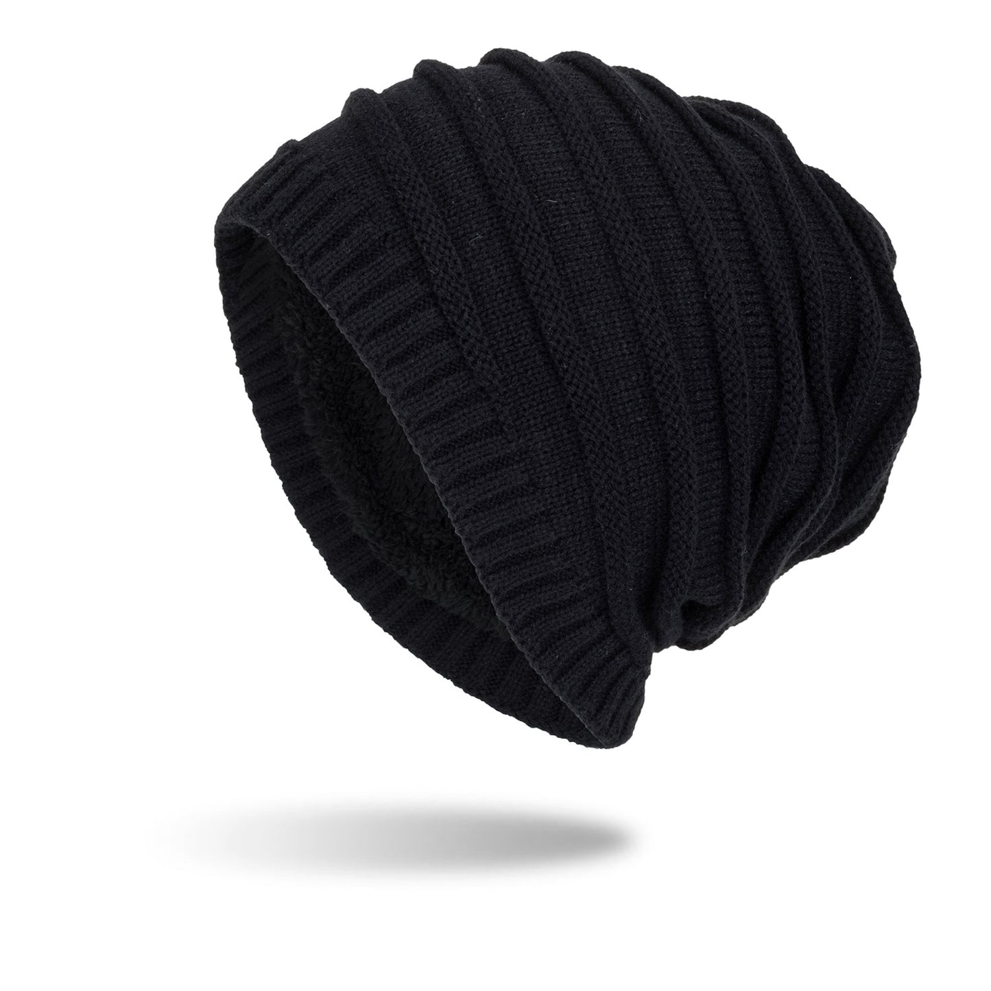 Men's Plush Sweater Hat with Ear Guards: Outdoor Warmth and Comfort - Urban Caps