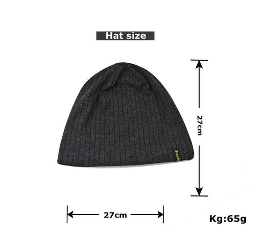 Embroidered Knit Beanie – Lightweight Pullover Hat with Minimalist Letter Design - Urban Caps