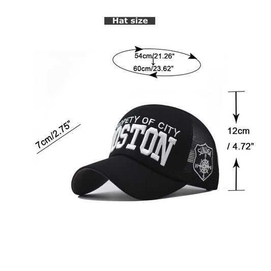 Embroidered Outdoor Cap – Washed Cotton Dad Hat for Men - Urban Caps