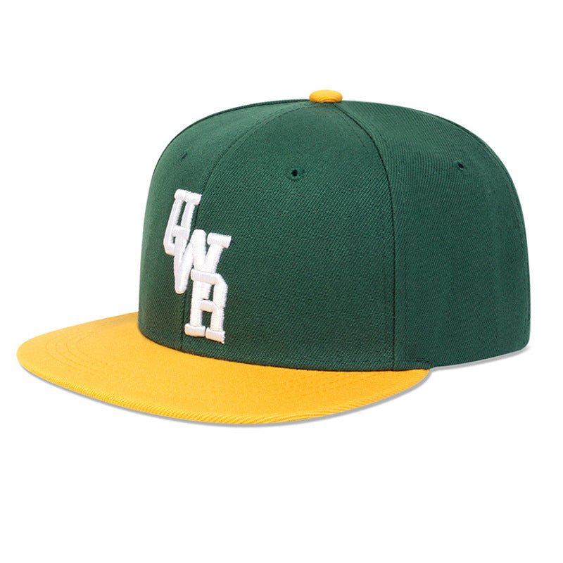 Embroidery Hip Hop Cute Fashion Flat - brimmed Cap - Urban Caps