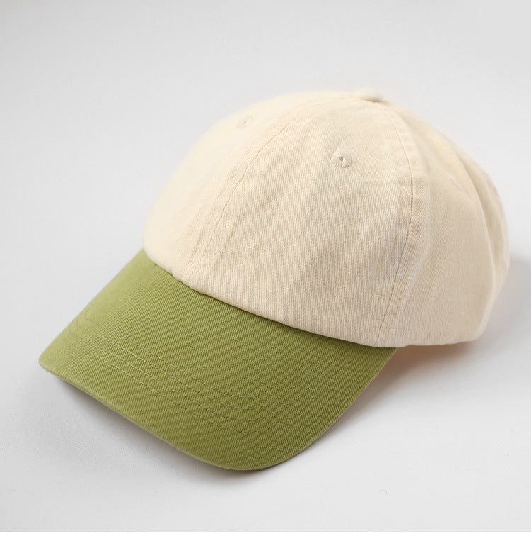 Simple Stitching Ice Cream Color Street Casual Baseball Cap - Urban Caps
