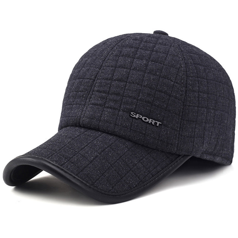 Men's Winter Ear Protection Thickened Warm Baseball Cap - Urban Caps