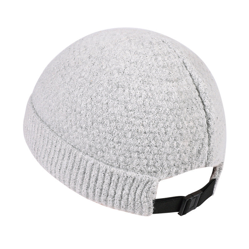 Outdoor Autumn And Winter Warm Hemming Knitted Woolen Cap - Urban Caps
