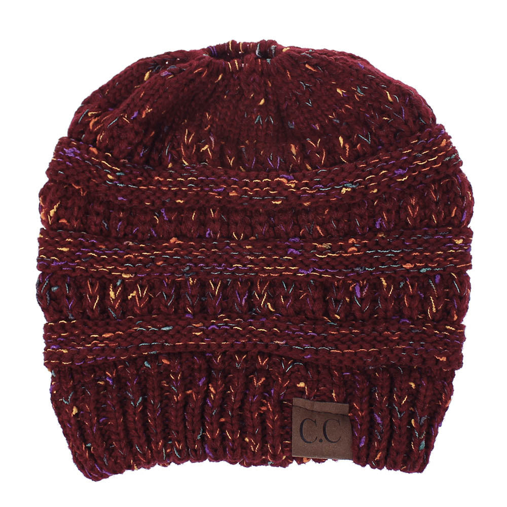 INS Colored Thread Variegated Hat Woolen Knitted Hat - Urban Caps