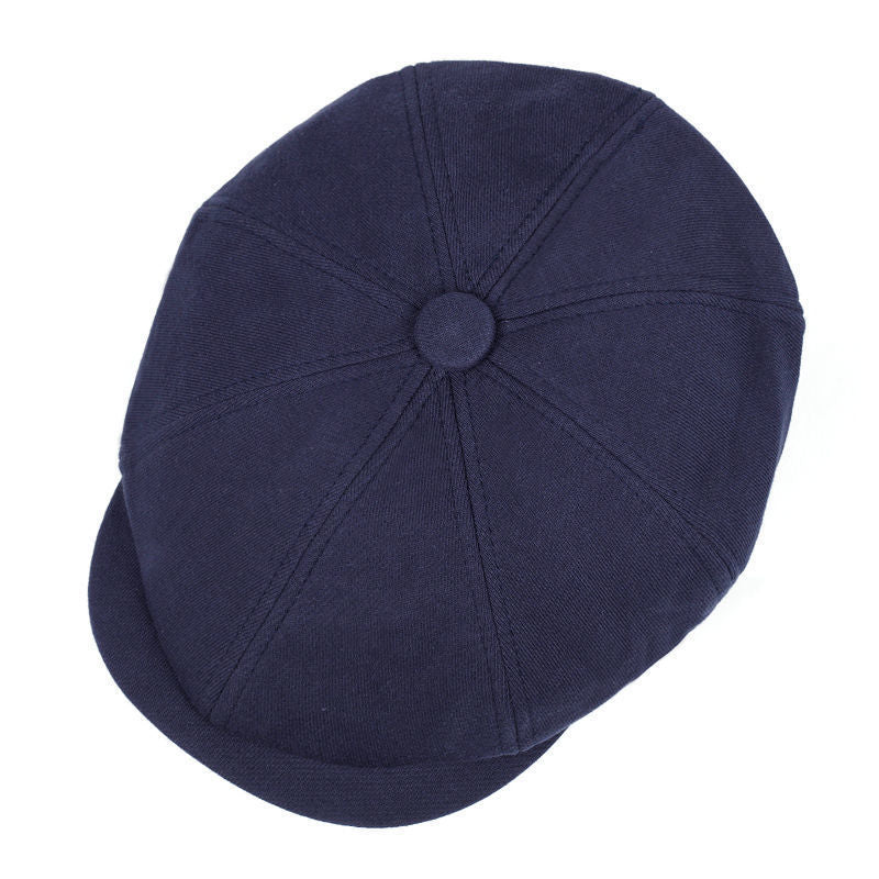 Retro Fashion Male British Wild Beret Octagonal Hat - Urban Caps